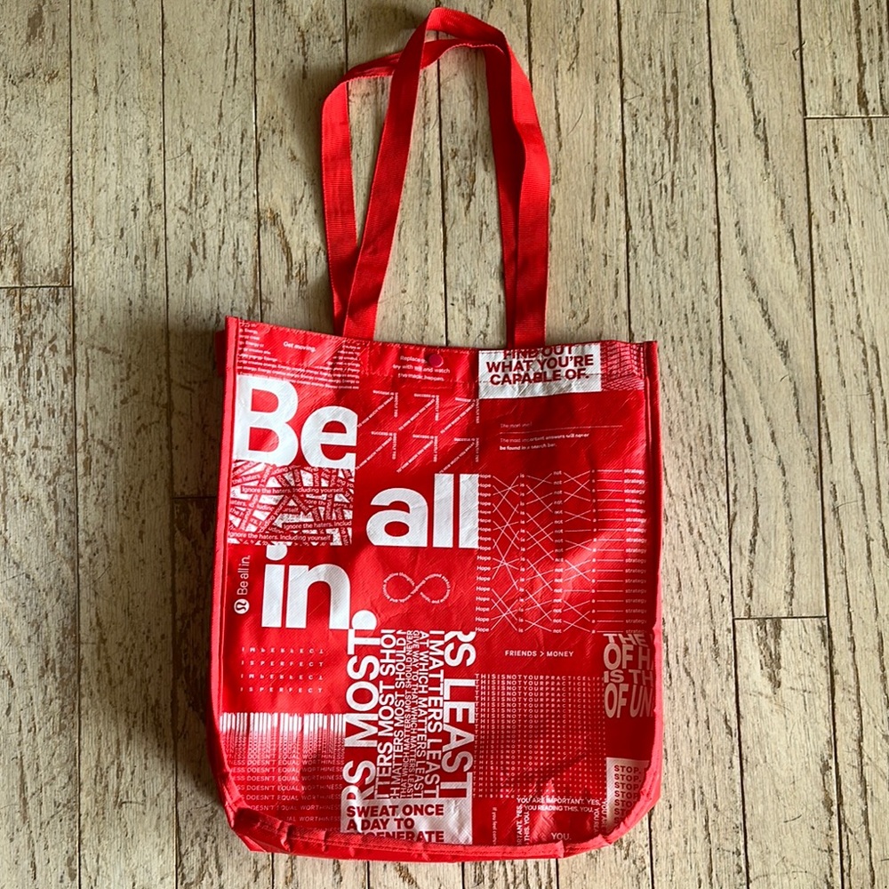 Stylish Red Tote Bag